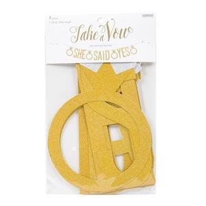 NEW “She Said Yes” 💍 Engagement Party Celebration Banner